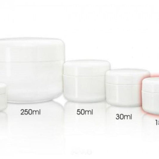 Dosen Tiegel weiß 15 ml *VPE 10 Stück*