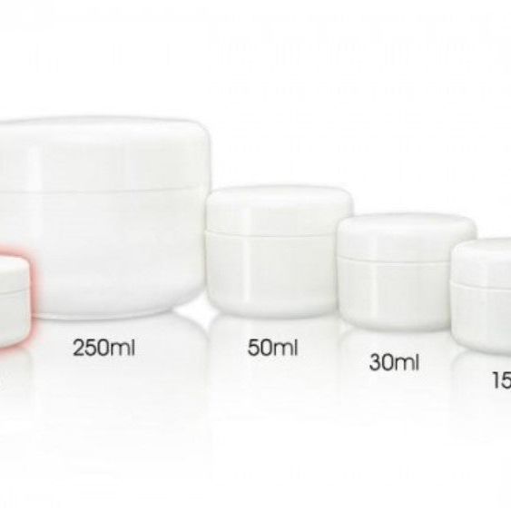Jars white 5 ml *PU 10 pieces*