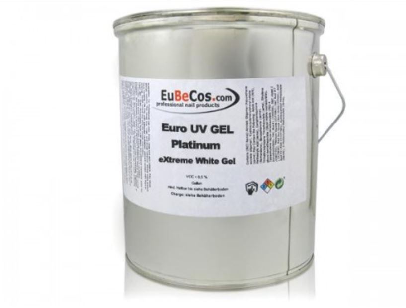 Gel Euro 7300 French Platinum Xtreme White - 3000 ml