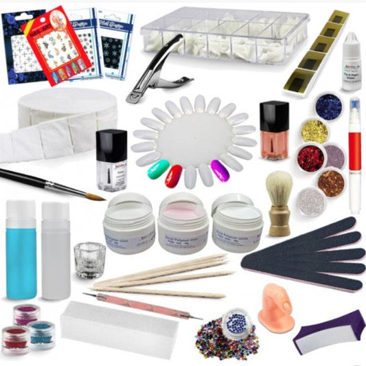 ACRYL Starterset mit Farben und Nailart Nr. 93 - EuBeCos