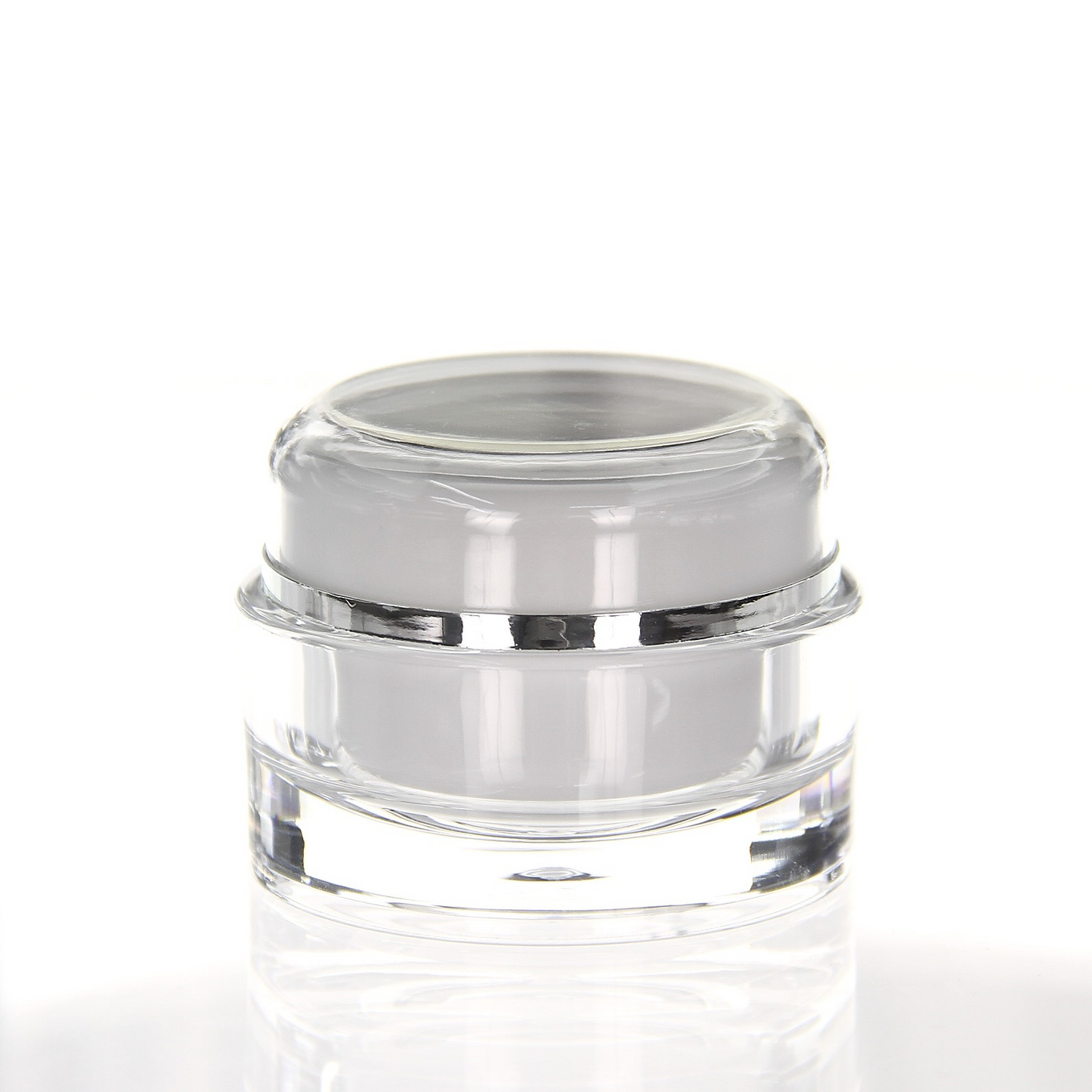 Acrylic Designer Jar AURORA WHITE 15 ml - 3 pcs/pack
