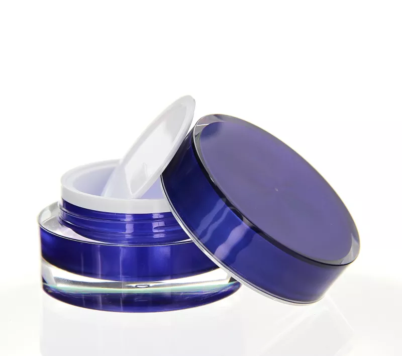 Acryl Designer Tiegel GRAZIA BLAU 30 ml - 3 Stck/ Pack
