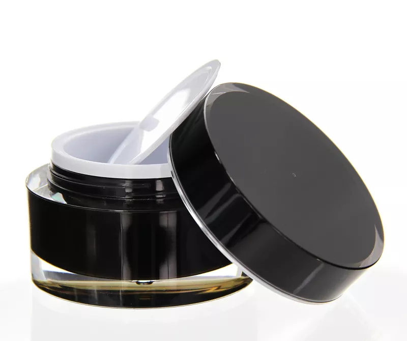 Acryl Designer Tiegel GRAZIA SCHWARZ 5 ml - 3 Stck/ Pack