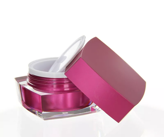 Acrylic Designer Jar LUX RED 5 ml - 3 pcs/pack