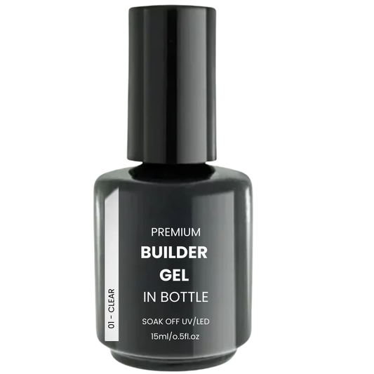 Premium BUILDER GEL IN BOTTLE extra strong - 01 CLEAR 15ml Flasche