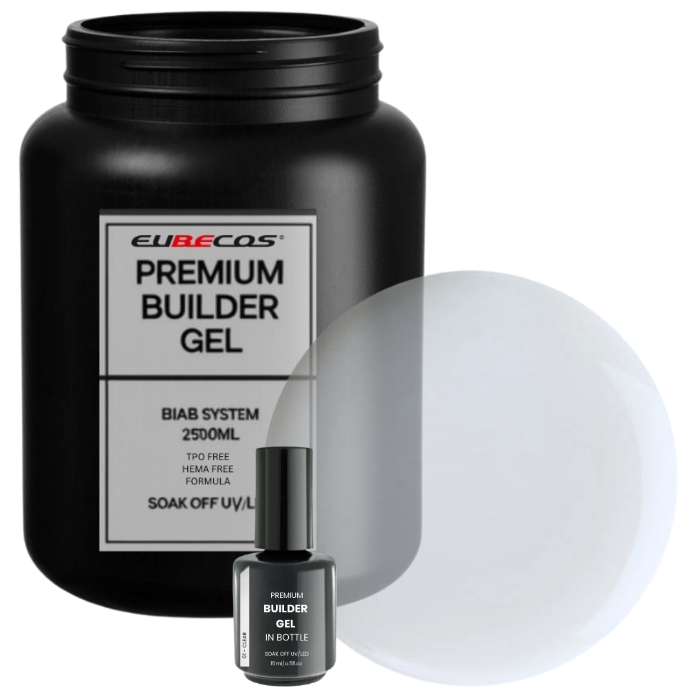Premium BUILDER GEL IN BOTTLE extra strong - 01 CLEAR 2500ml