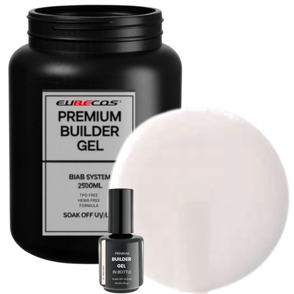 Premium BUILDER GEL IN BOTTLE extra strong - 02 French White 2500ml
