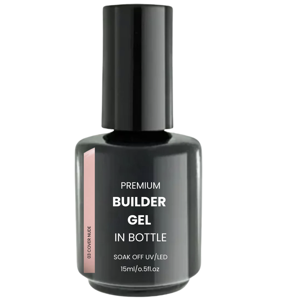Premium BUILDER GEL IN BOTTLE extra strong - 03 Cover Nude 15ml Flasche