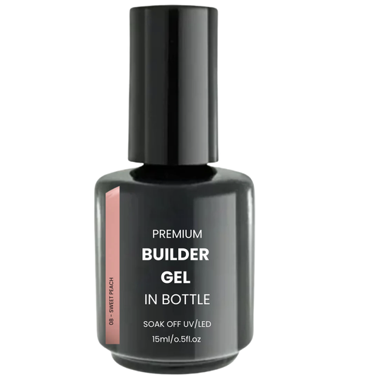 Premium BUILDER GEL IN BOTTLE extra strong - 08 Sweet Peach 15ml Flasche