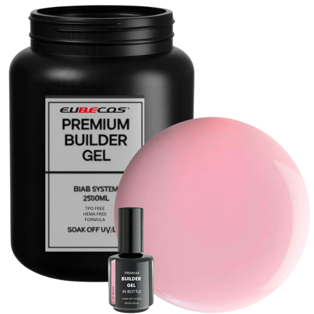 Premium BUILDER GEL IN BOTTLE extra strong - 09 Pink Candy 2500ml