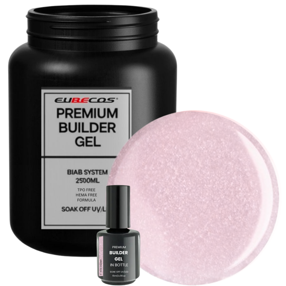 Premium BUILDER GEL IN BOTTLE extra strong - 11 Rose Shimmer 2500ml