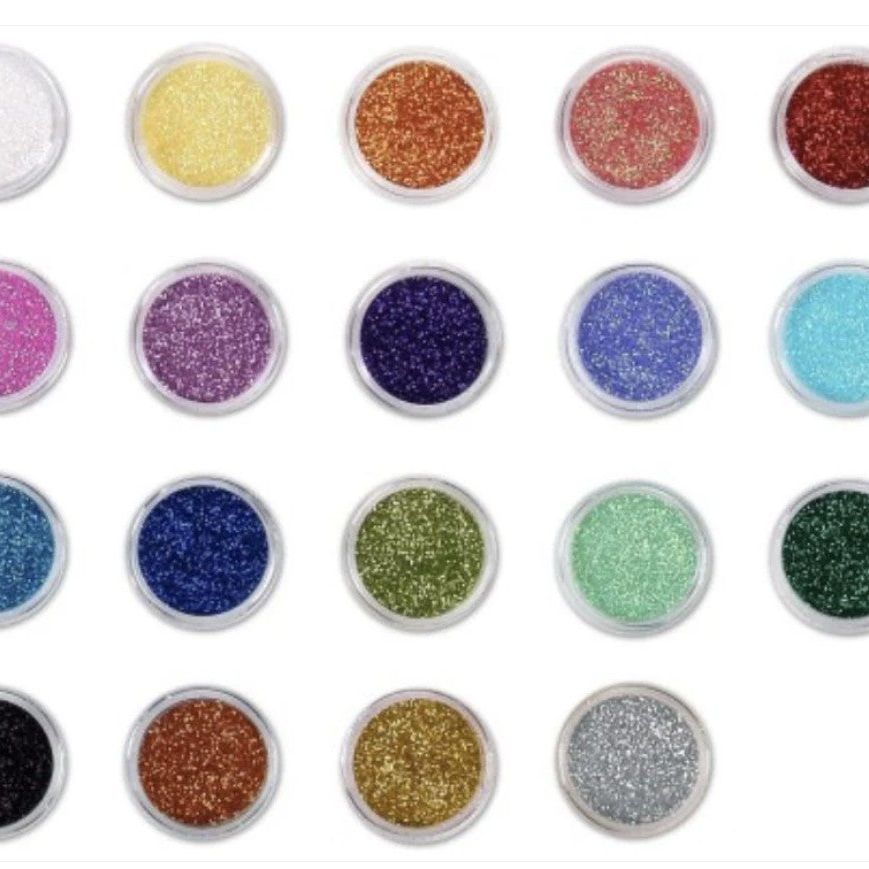 Glitter Puder feiner Glitzer in Bags 35-40g