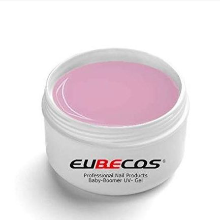 6x 5ml BABY-BOOMER GLAMOUR UV-GEL-SET with 50 x rhinestones and nail glue 3g