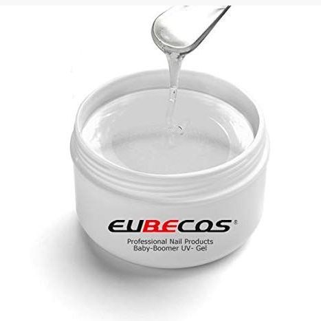 6x 5ml BABY-BOOMER GLAMOUR UV-GEL-SET with 50 x rhinestones and nail glue 3g