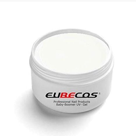 6x 5ml BABY-BOOMER GLAMOUR UV-GEL-SET with 50 x rhinestones and nail glue 3g
