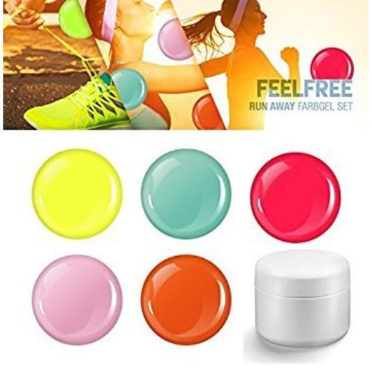 Feel Free Runaway Farbgel Set 5 x 5 ml - EuBeCos