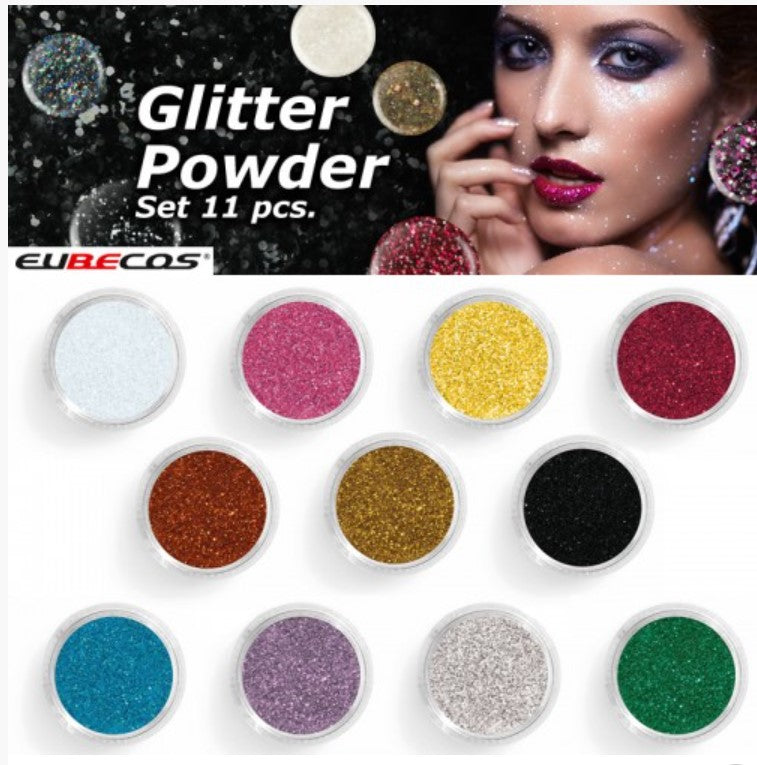 Glitterpuder Spar Set 11 St.