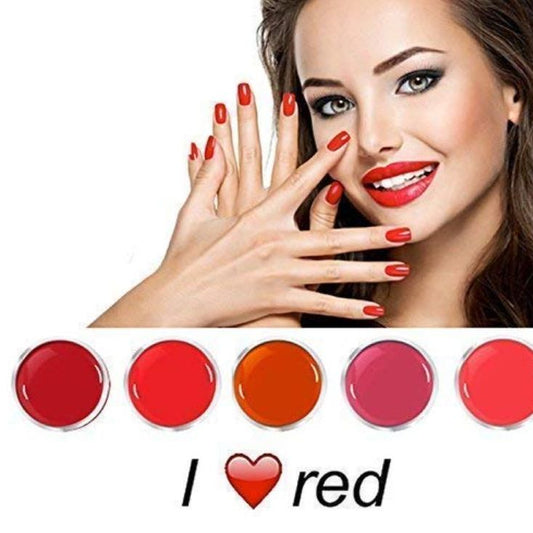 I Love Red Farbgel Set 5 x 5 ml - EuBeCos
