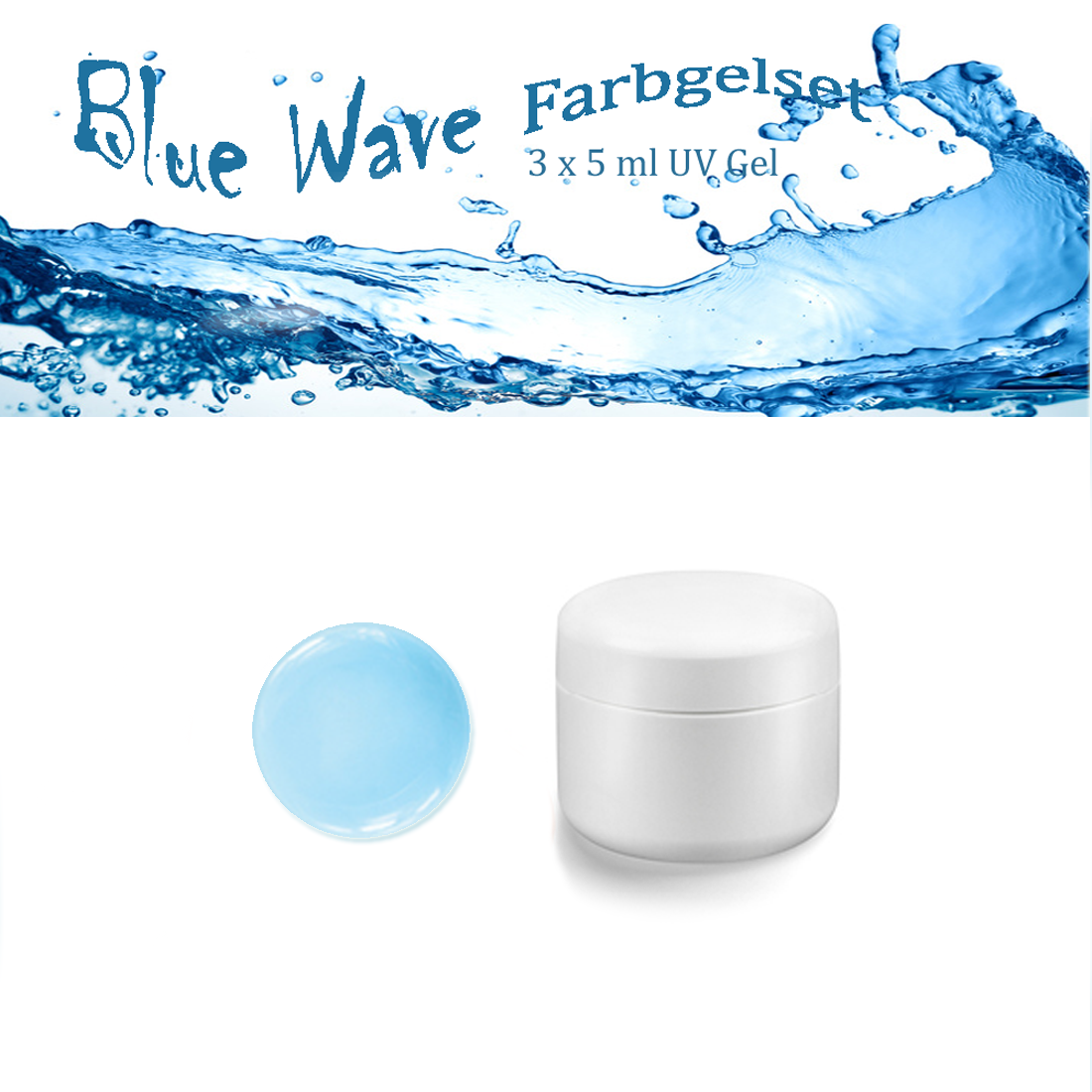 BLUE WAVE Farbgelset 3 x 5 ml