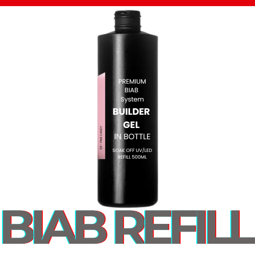 BIAB Premium Builder Gel extra strong - 500ml REFILL SYSTEM