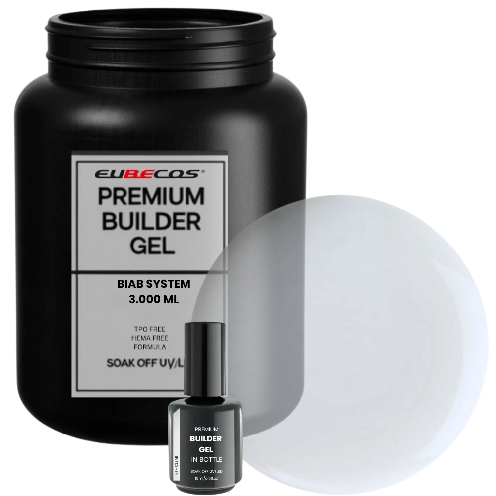 Premium BUILDER GEL IN A BOTTLE extra strong - 01 CLEAR 3000ml