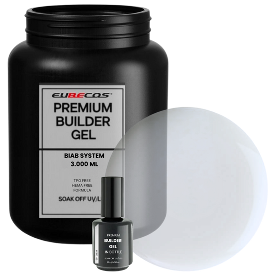 Premium BUILDER GEL IN BOTTLE extra strong  - 01 CLEAR 3000ml