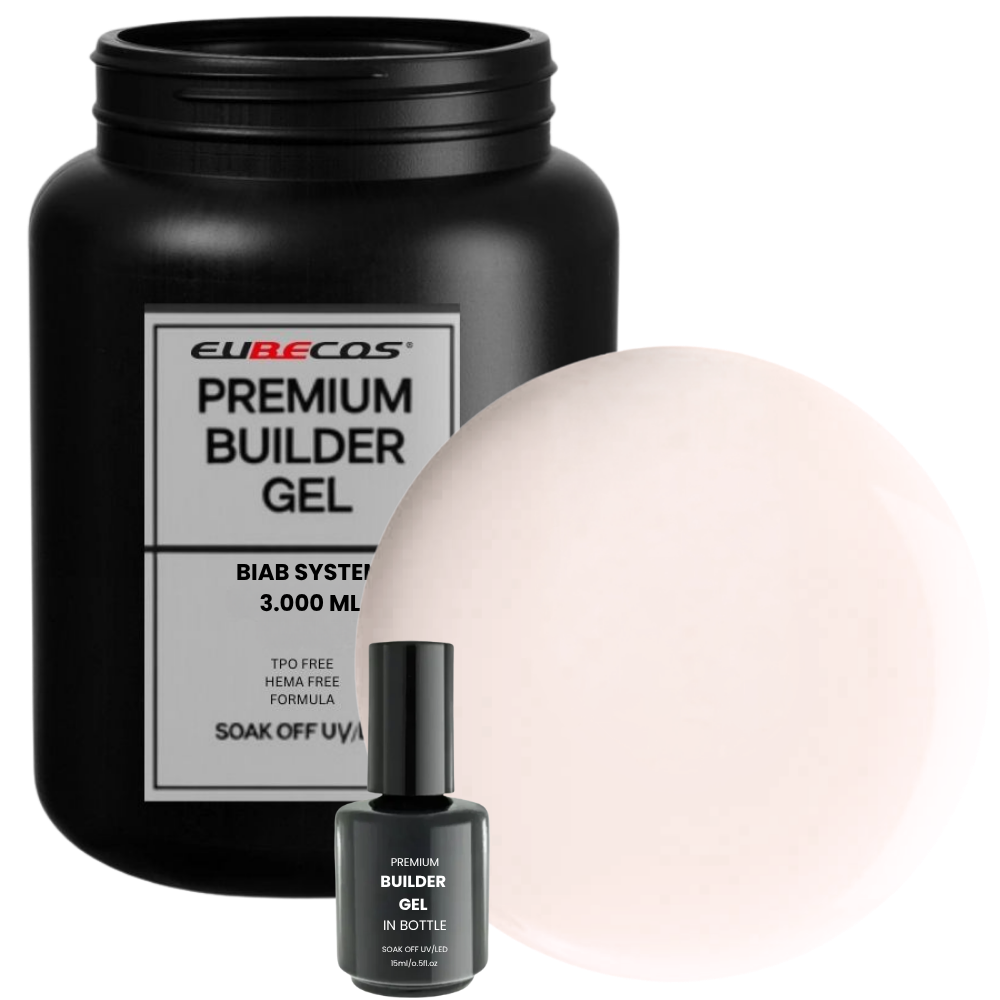 Premium BUILDER GEL IN BOTTLE extra strong  - 05 Milky Cream  3000ml
