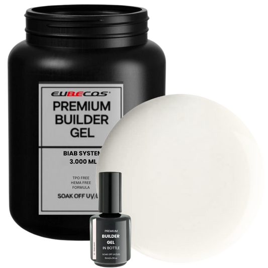 Premium BUILDER GEL IN BOTTLE extra strong  - 02 French White 3000ml