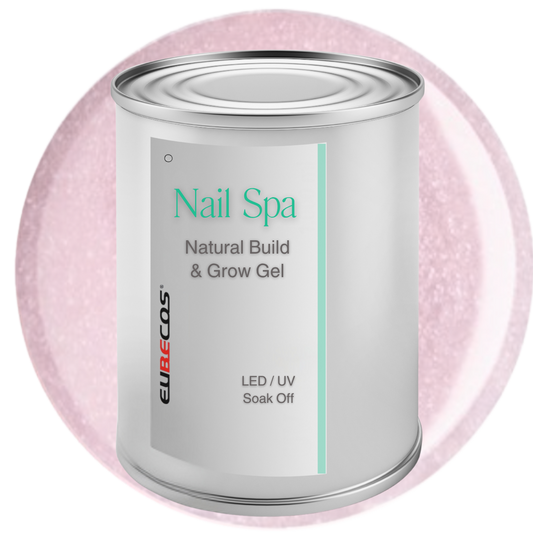 Nail Spa – Natural Build & Grow Gel - 11 Rose Sparkle 2500 ml