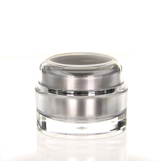 Acrylic Designer Jar AURORA SILVER 15 ml - 3 pcs/pack