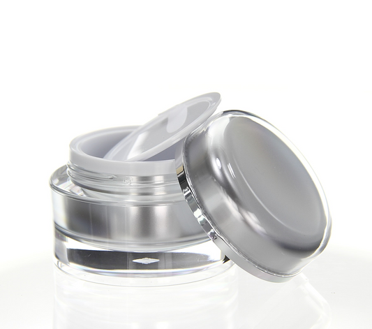 Acrylic Designer Jar AURORA SILVER 15 ml - 3 pcs/pack