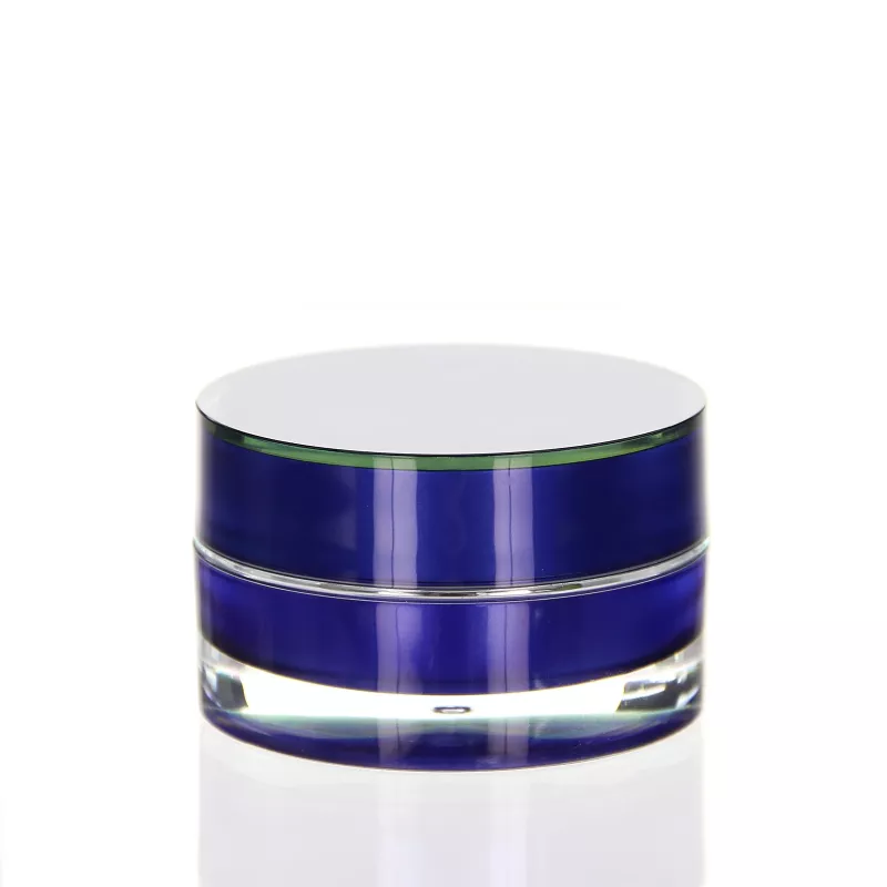 Acryl Designer Tiegel GRAZIA BLAU 5 ml - 3 Stck/ Pack