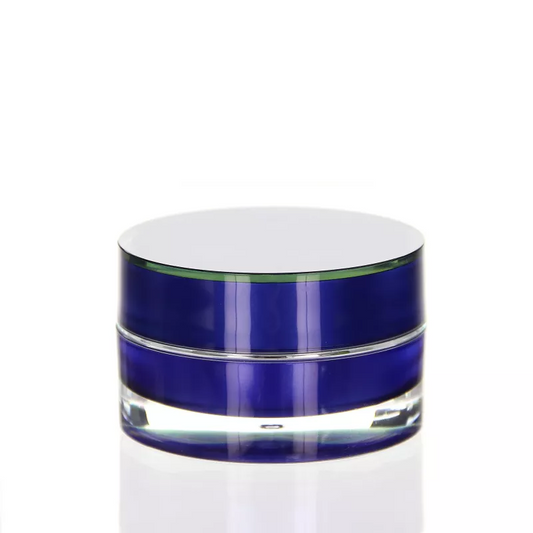 Acryl Designer Tiegel GRAZIA BLAU 30 ml - 3 Stck/ Pack