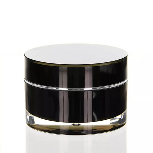 Acryl Designer Tiegel GRAZIA SCHWARZ 30 ml - 3 Stck/ Pack