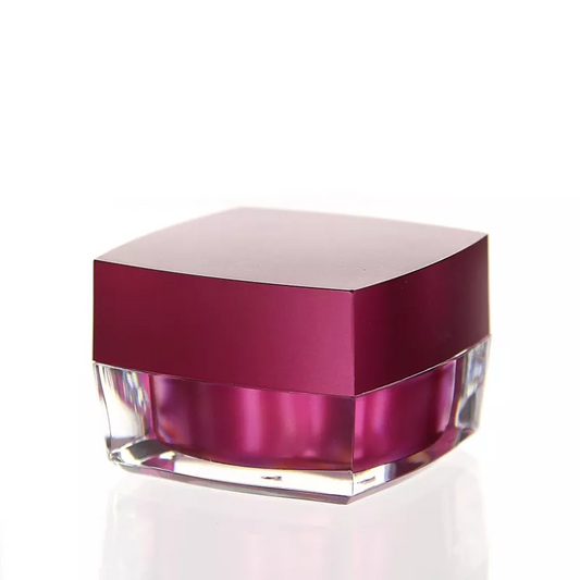 Acryl Designer Tiegel LUX ROT 50 ml - 3 Stck/ Pack
