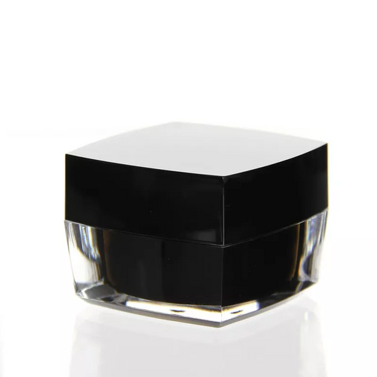 Acryl Designer Tiegel LUX SCHWARZ 50 ml - 3 Stck/ Pack