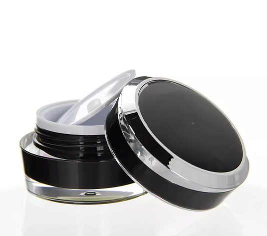 Acrylic Designer Jar RADIANCE black 5 ml - 3 pcs/pack
