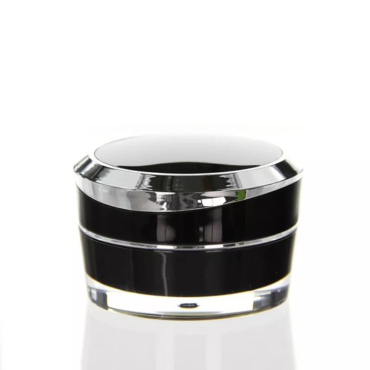 Acrylic Designer Jar RADIANCE black 5 ml - 3 pcs/pack