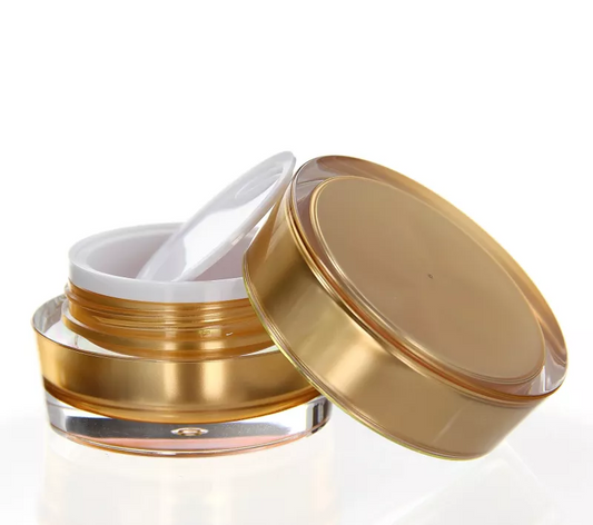 Acryl Designer Tiegel VENUS GOLD 50 ml - 3 Stck/ Pack