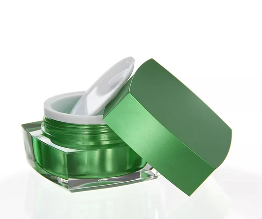 Acryl Designer Tiegel LUX GRÜN 50 ml - 3 Stck/ Pack