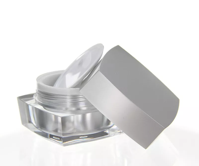 Acryl Designer Tiegel LUX SILBER 5 ml - 3 Stck/ Pack