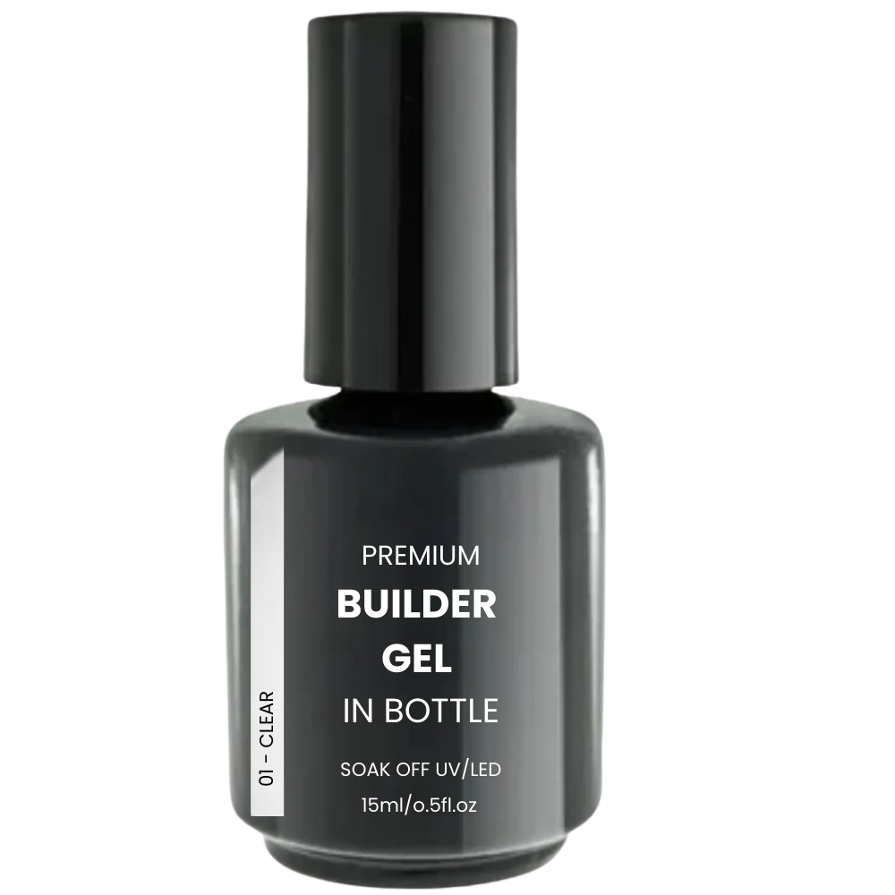 Premium BUILDER GEL IN BOTTLE extra strong  - 01 CLEAR 15ml Flasche