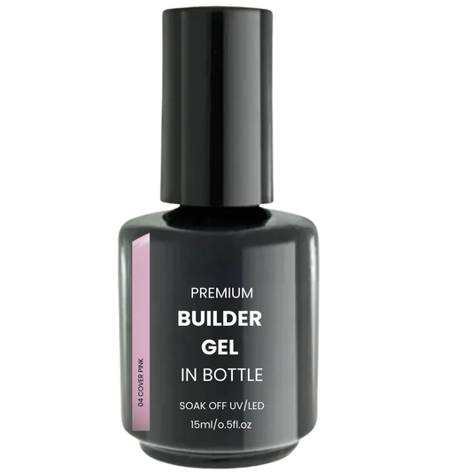Premium BUILDER GEL IN BOTTLE extra strong  -  04 Cover Pink 15ml Flasche