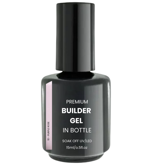 Premium BUILDER GEL IN BOTTLE extra strong  -  10 Purple Rose 15ml Flasche