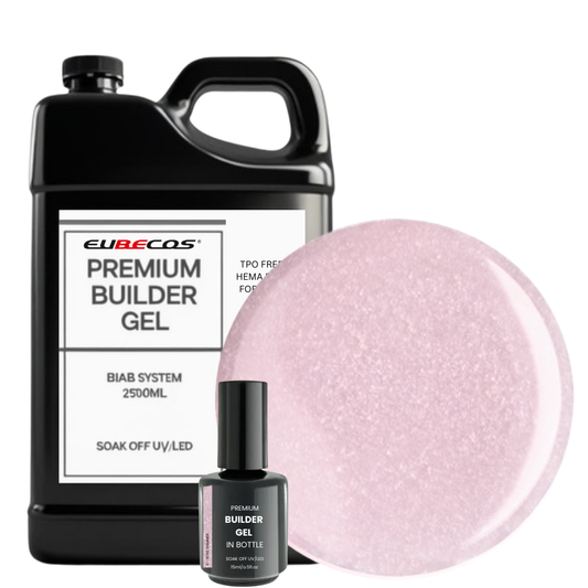 Premium BUILDER GEL IN BOTTLE extra strong  - 11 Rose Shimmer 2500ml