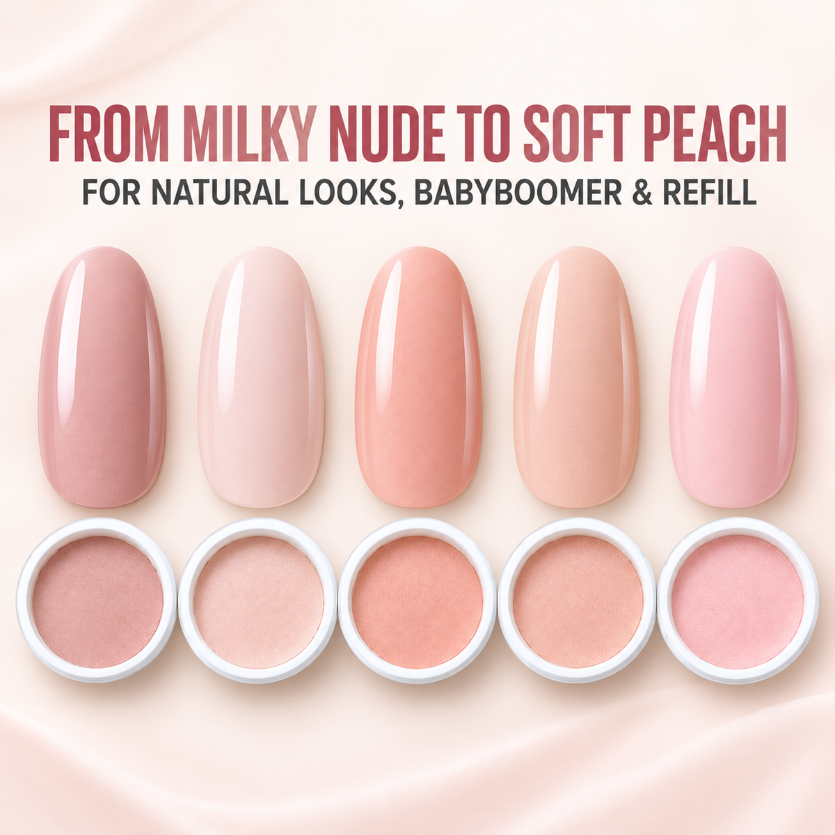 Acryl Cover Powder Set – Bestseller Cover Shades | 5 × 30 g