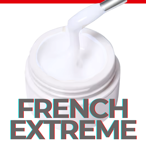 Gel Euro 7300 French Platinum Xtreme White - 30 ml
