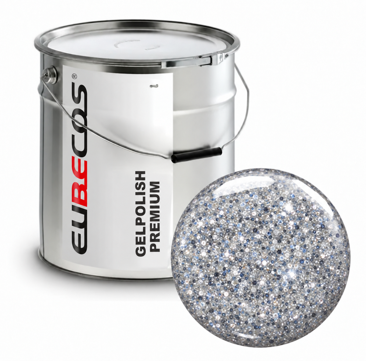 Shellac Gelpolish PP-602 - Silver Sparkle