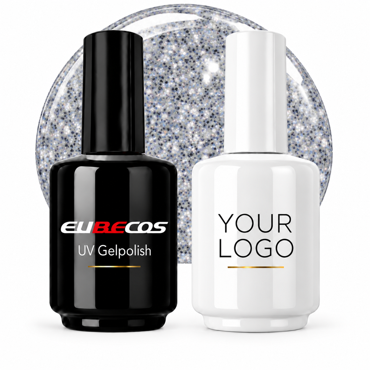 Shellac Gelpolish PP-602 - Silver Sparkle
