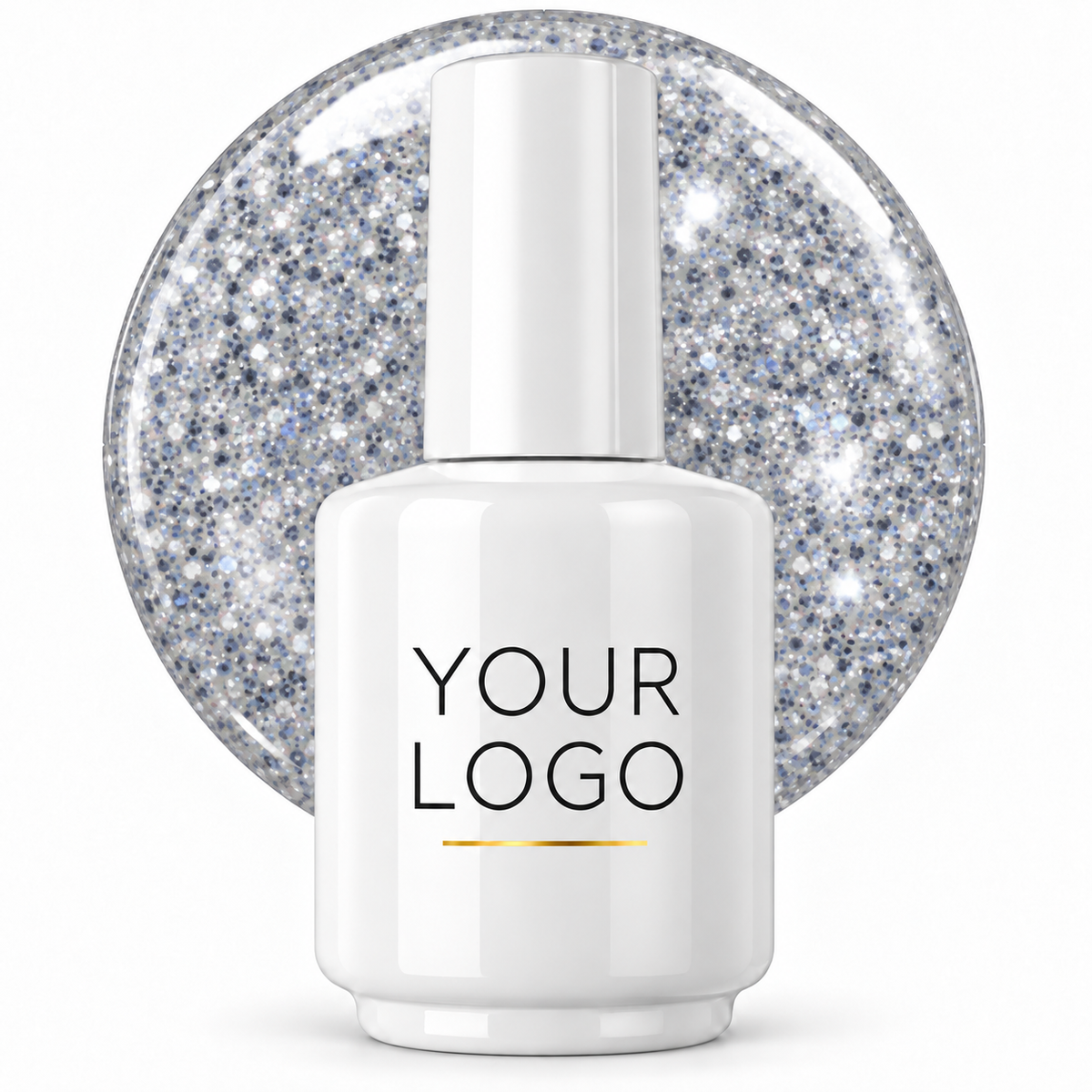 Shellac Gelpolish PP-602 - Silver Sparkle